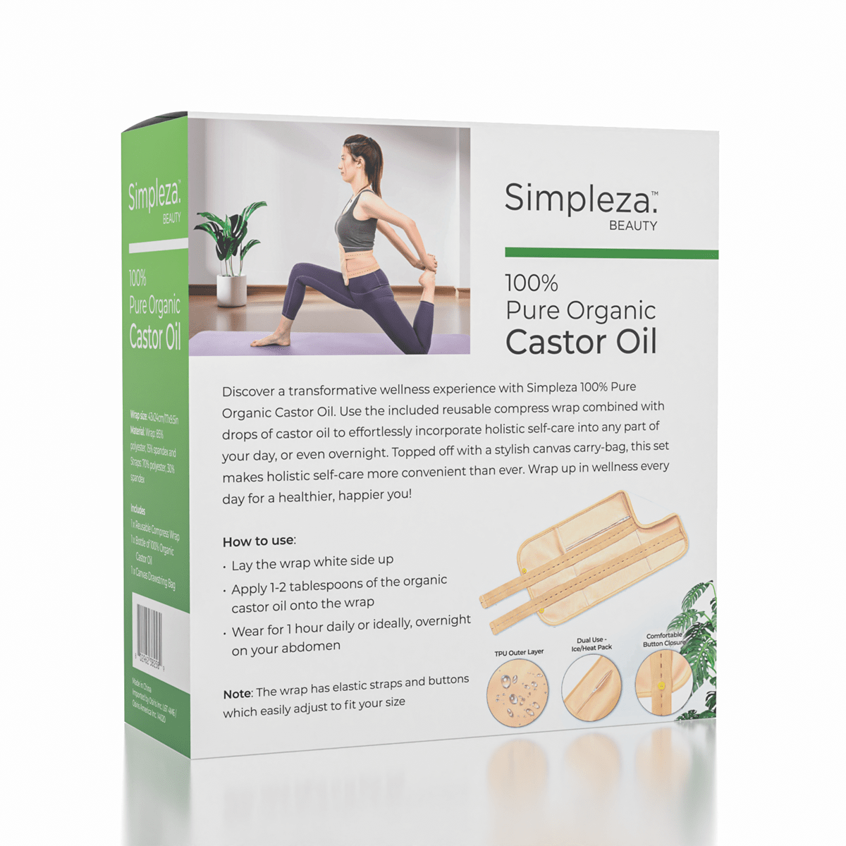 200mL Castor Oil for Hair & Skin Care