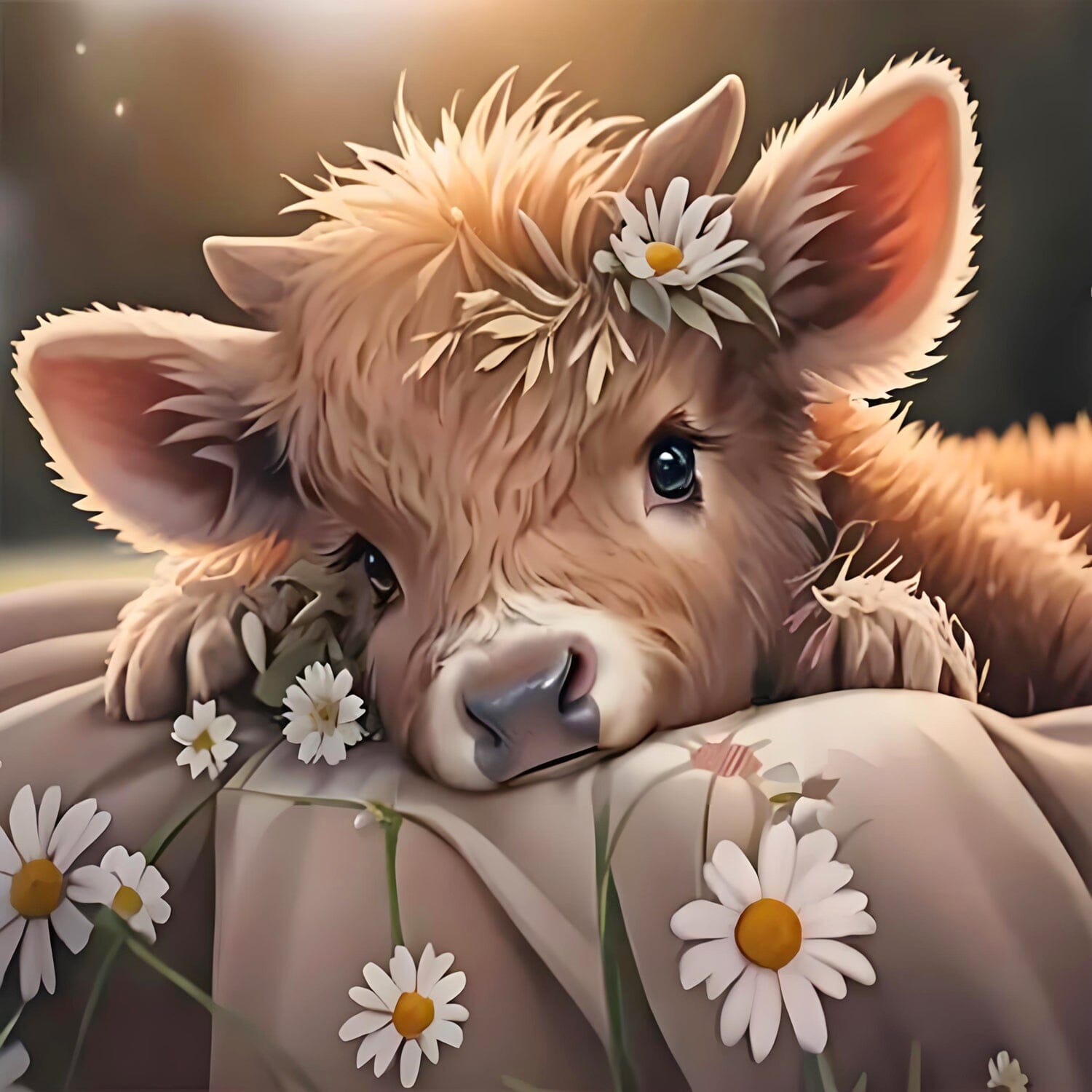 40x40cm Meadow Daydream Diamond Painting Kit - Full Coverage