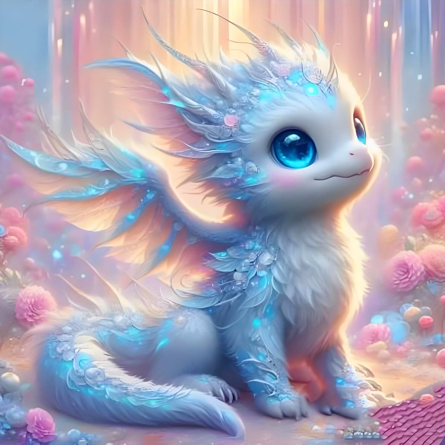 Crystal Dragon Diamond Art Kit – 40x40cm Full Coverage