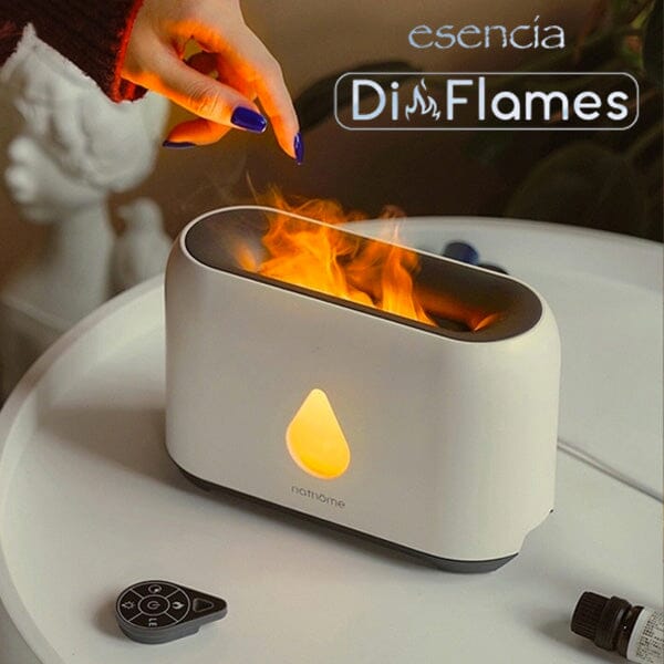 Esencia DiFlames 3-in-1 Aroma Diffuser with Cold Flame Effect