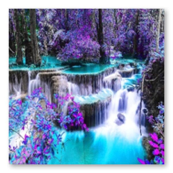 40x40cm Cascading Waterfall Diamond Painting Kit