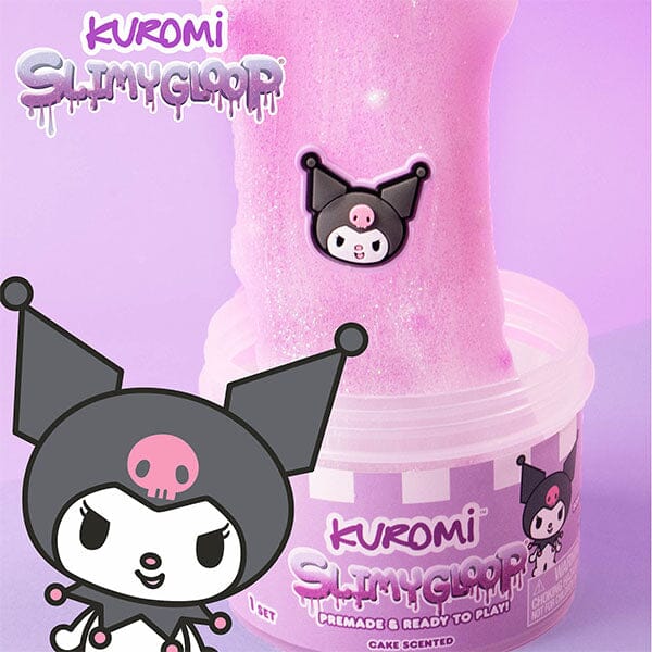 Kuromi Slime Topper - 5.35oz Pre-Made Sanrio Play Slime
