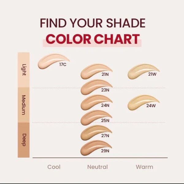 TIRTIR Red Cushion Semi-Matte Foundation - Multiple Shades