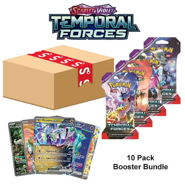 Scarlet & Violet Temporal Forces Pokémon TCG Booster (10 Packs)