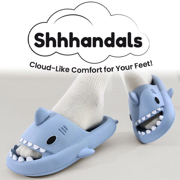Shark Anti-Slip Pool Slides for Men & Women
