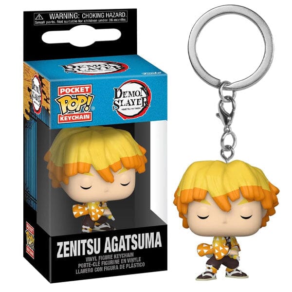 Zenitsu Agatsuma Demon Slayer Keychain – Funko POP! Collectible