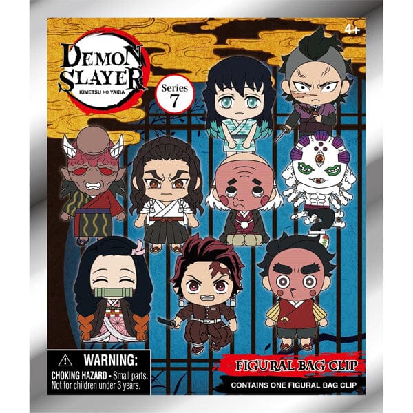 Demon Slayer Anime 3D Bag Clip - Series 7 Collectible