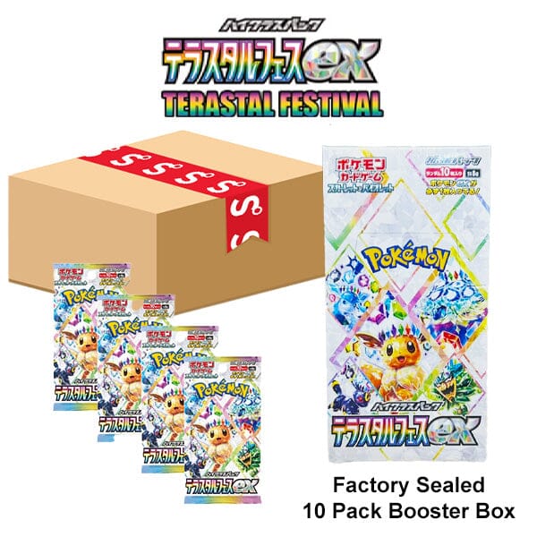 Scarlet & Violet Terastal Booster Box - 10 Pokémon Packs