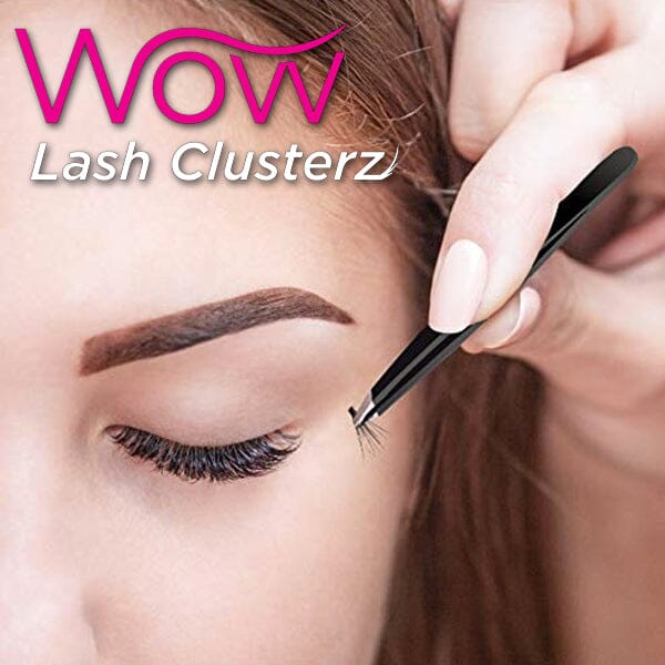 WOW Lash Cluster Kit with Glue & Tweezers – 288 Clusters