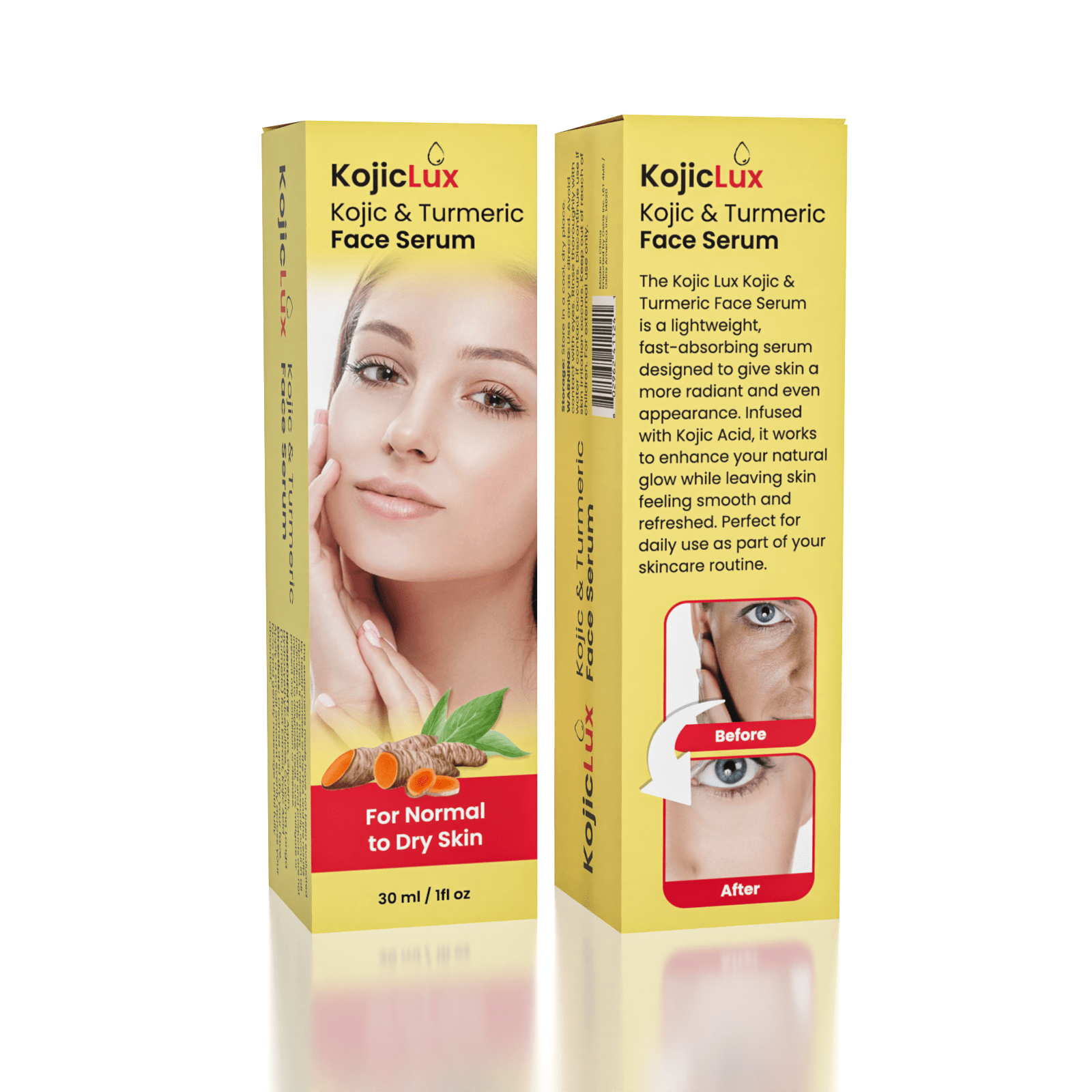 Kojic Acid & Turmeric Brightening Serum (30mL)