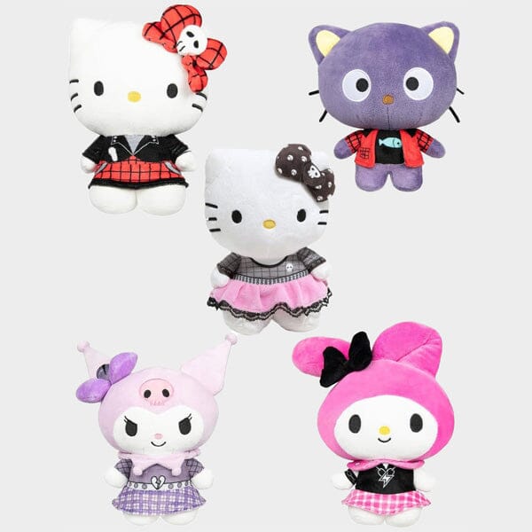 Hello Kitty Punks Series 8" Plush Toy Set