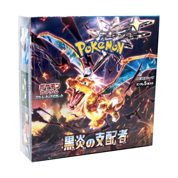 Scarlet & Violet Ruler of Black Flame Pokémon Booster Box (30 Packs)