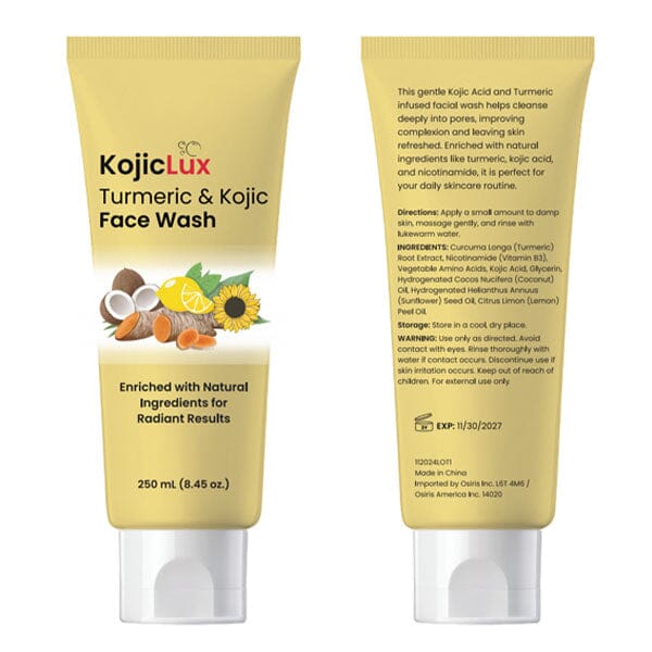 Kojic Acid & Turmeric Brightening Face Wash (250mL)