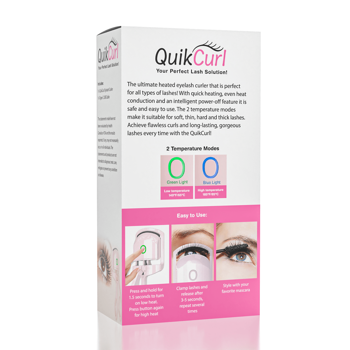 WOW QuikCurl Heated Lash Curler – TikTok Viral Beauty Tool