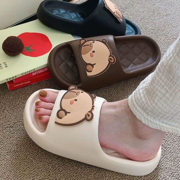 Capybara Cloud Slides - Anti-Slip Foam Comfort