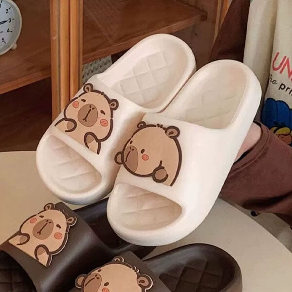 Capybara Cloud Slides - Anti-Slip Foam Comfort