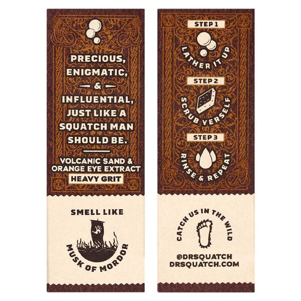 Limited Edition Lord of the Rings Bar Soap by Dr. Squatch