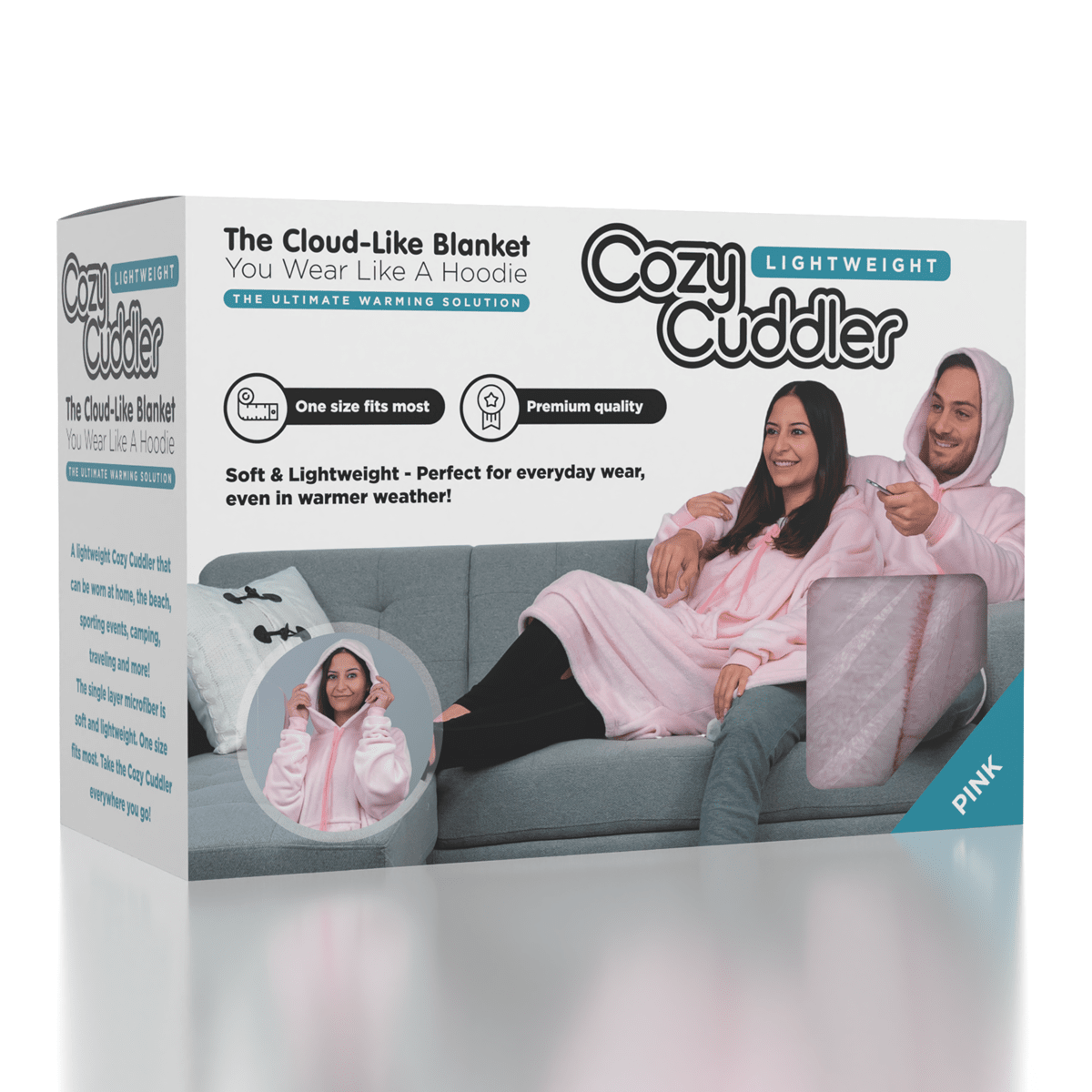 Soft Hoodie Blanket in Multiple Colors