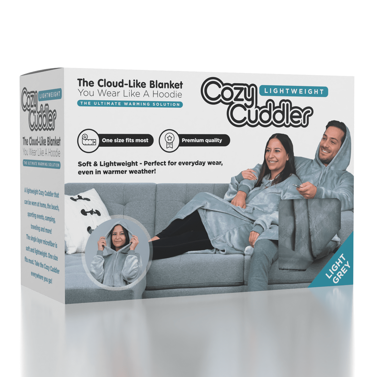 Soft Hoodie Blanket in Multiple Colors