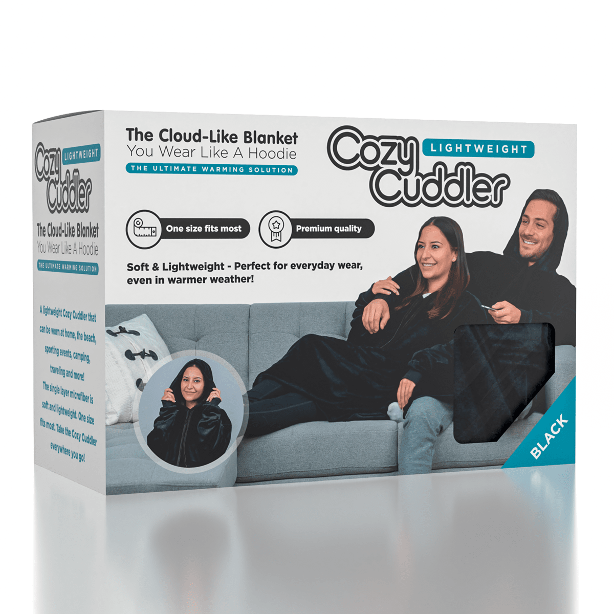 Soft Hoodie Blanket in Multiple Colors