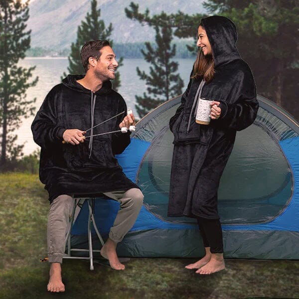 Soft Hoodie Blanket in Multiple Colors