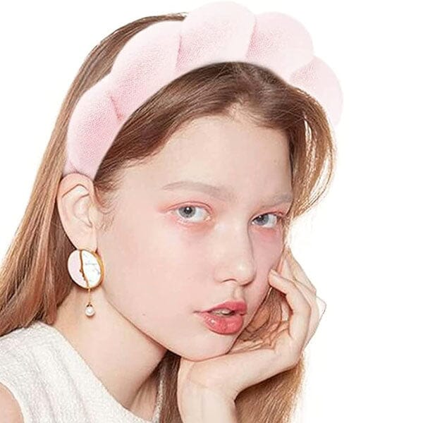 Microfibre Spa Headband & Wristbands Set for Skincare