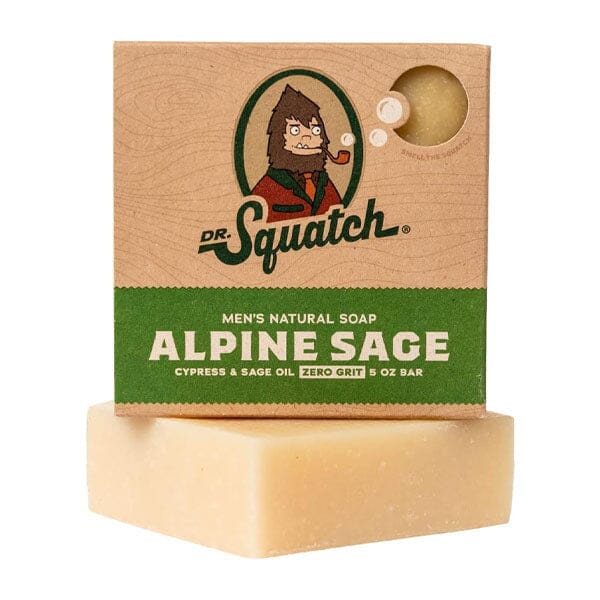 Alpine Sage Bar Soap for Men – All-Natural by Dr. Squatch