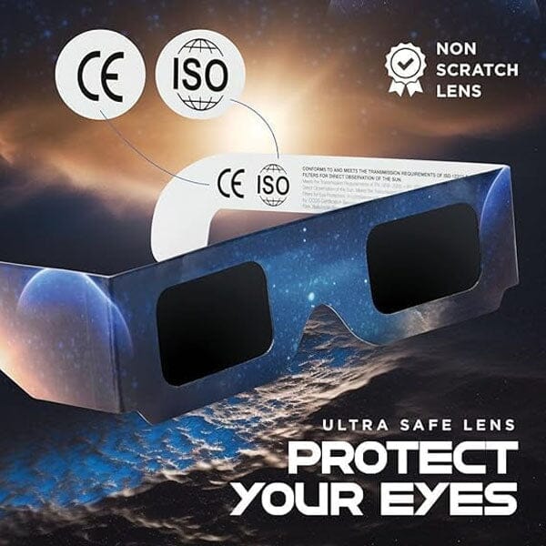 2025 AAS-Certified Solar Eclipse Glasses (1 Pair)