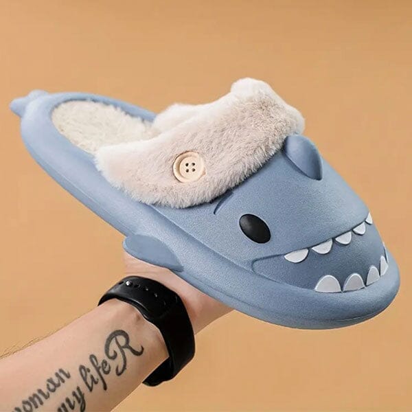 Shark Anti-Slip Winter Slides for Men & Women