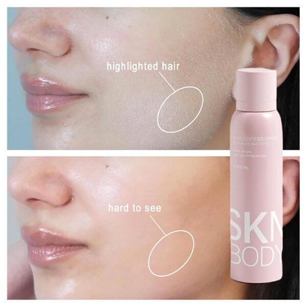 SknBody Dermaplaning Kit: Hair Spray & 4 Facial Razors