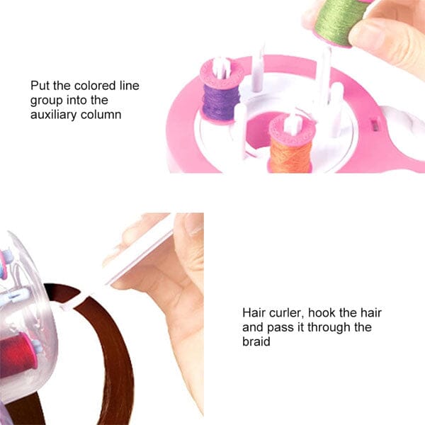 GlamBraids Hair Wrapping Tool for DIY Styling