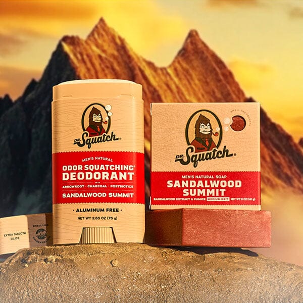 Men's Sandalwood Summit All-Natural Bar Soap by Dr. Squatch