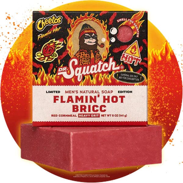 Limited Edition Flamin' Hot Cheetos Bar Soap by Dr. Squatch