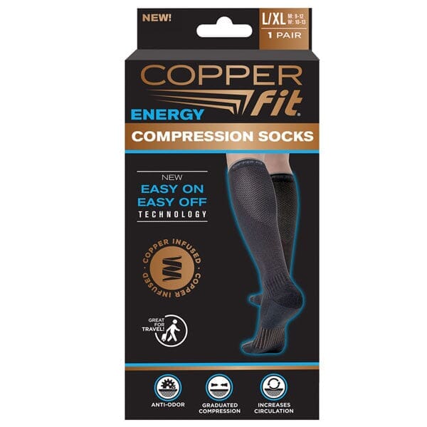 Copper Fit Compression Socks for Energy & Support