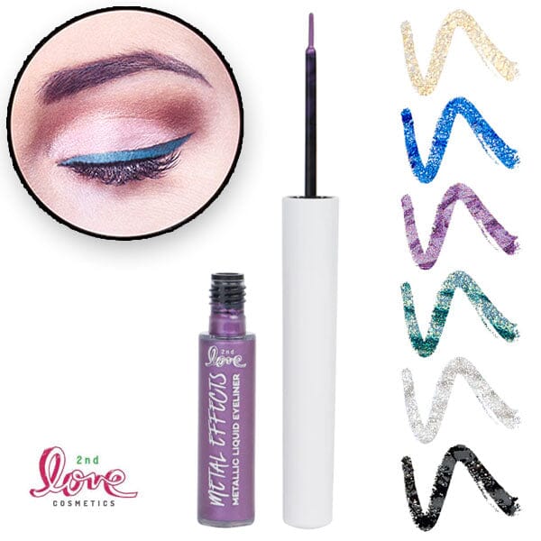 Metallic Liquid Eyeliner - Assorted Colors by 2nd Love
