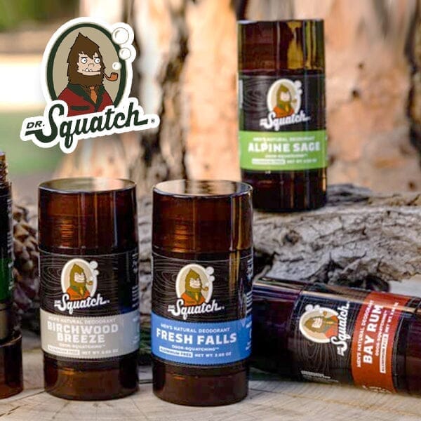 Dr. Squatch Natural Deodorant for Men – Fresh Scents
