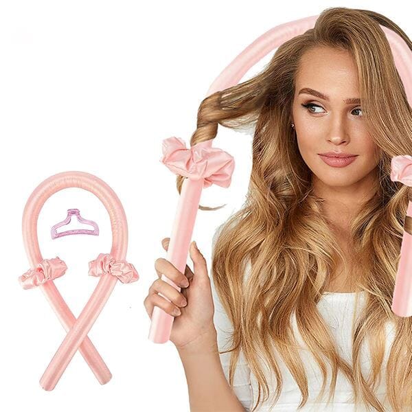 Heatless Satin Hair Curler for Effortless Waves