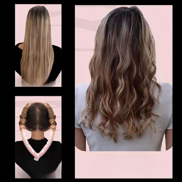 Heatless Satin Hair Curler for Effortless Waves