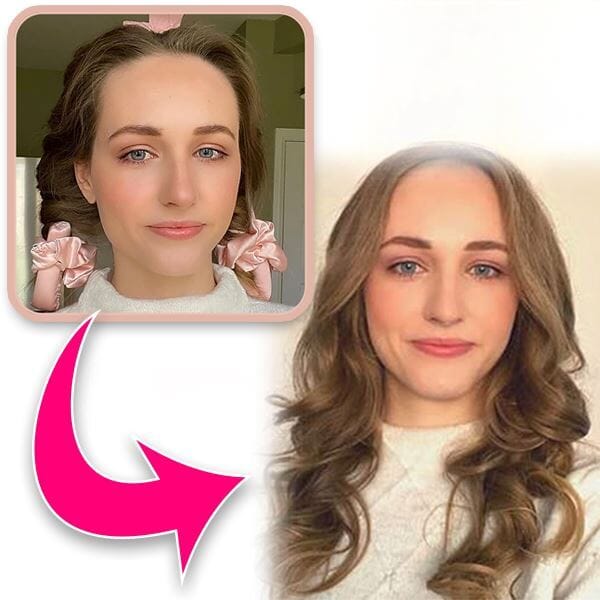 Heatless Satin Hair Curler for Effortless Waves
