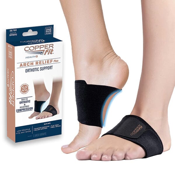 Copper Fit Arch Support Bands for Pain Relief (1 Pair)