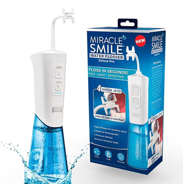 Miracle Smile Pro Water Flosser for Healthy Teeth & Gums
