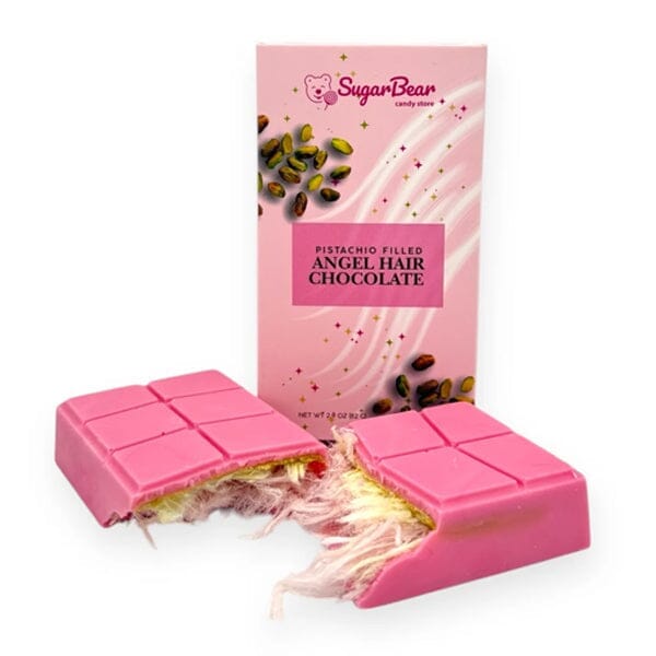 Pistachio Cream Chocolate Bar (82g) by Sugar Bear