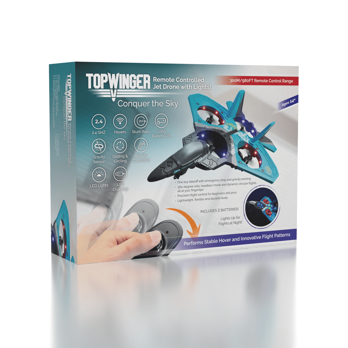 Topwinger RC Jet Drone for Outdoor Fun
