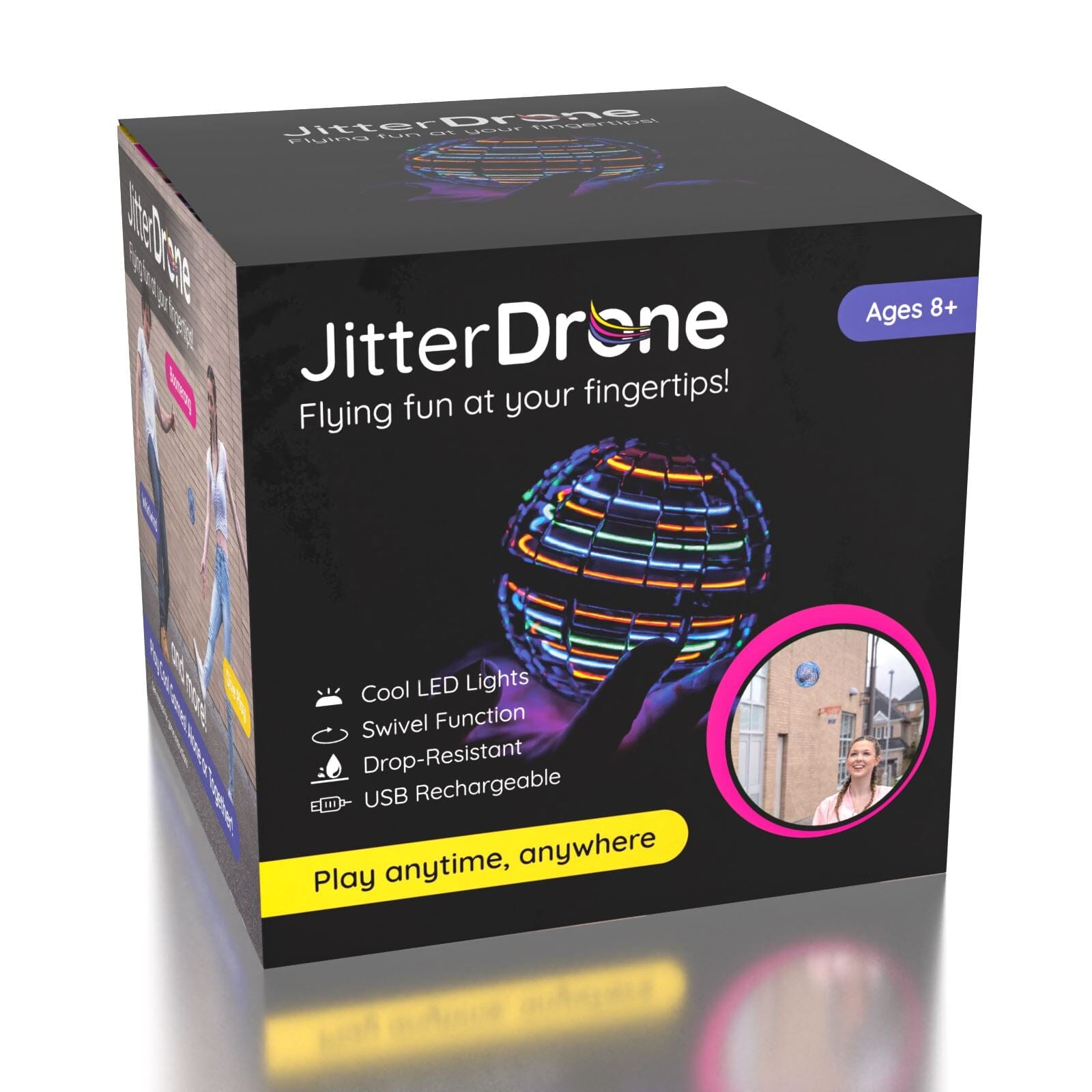 LED UFO Boomerang Drone for Outdoor Fun
