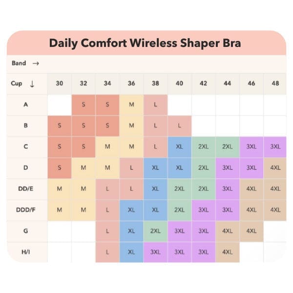 Shapermint Wireless Shaping Bra - Comfort Straps, Chai