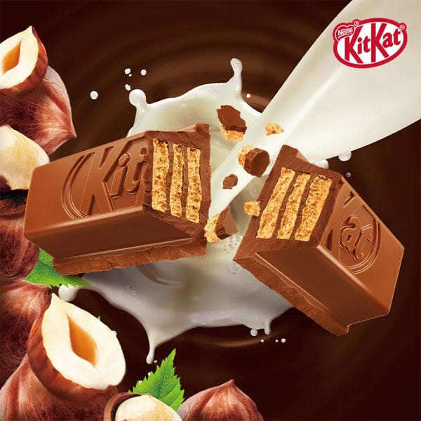 Kit Kat Hazelnut Wafer Cookies (120g) - Imported Milk Chocolate