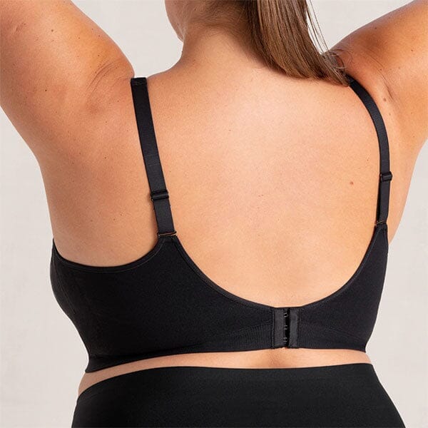 Shapermint Wireless Shaping Bra - Comfort Straps, Black