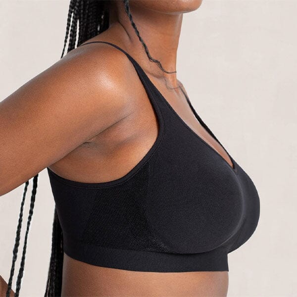 Shapermint Wireless Shaping Bra - Comfort Straps, Black