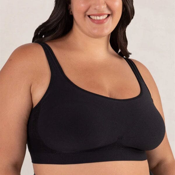 Shapermint Wireless Shaping Bra - Comfort Straps, Black