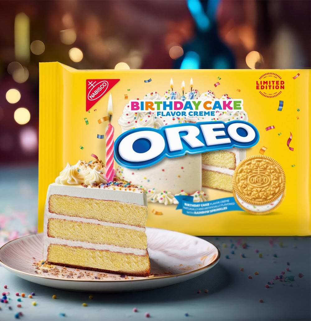 Golden Birthday Cake Oreo Cookies (10.68oz)